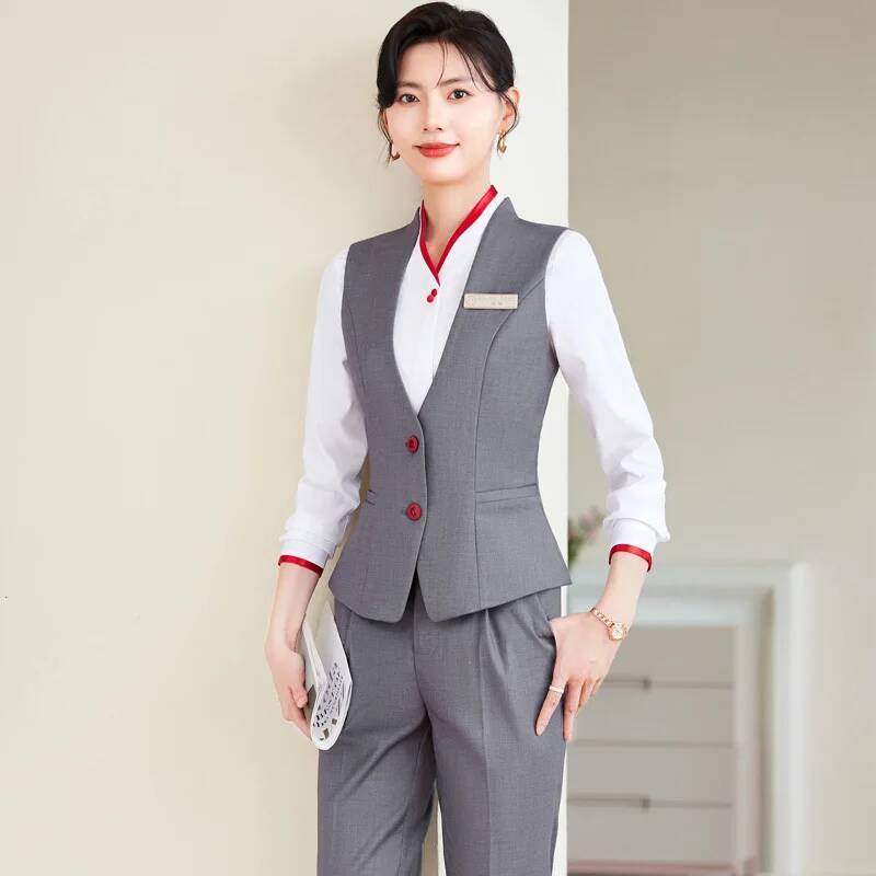 Women Formal Wear For Plus Size - プラスサイズ 5XL フォーマルパンツスーツ エレガントスタイル レディース ビジネスワークウェア