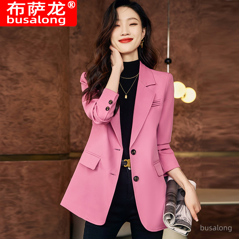 Women Formal Wear For Interview - ブレザー ジャケット 秋冬女性長袖プロフェッショナル小さなブレザーフォーマルウェア女性ジャケット面接販売作業服660