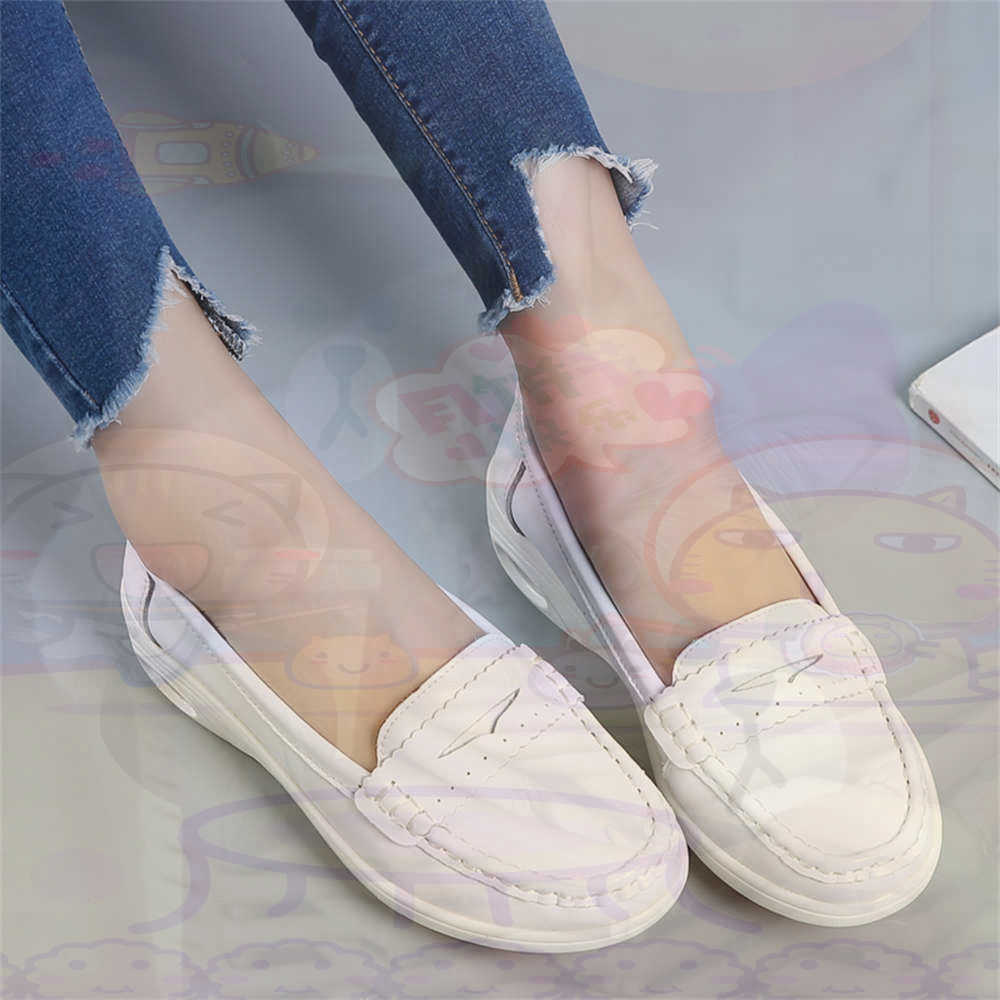 Formal Women Daily Wear Shoes - ソフトスリッポンレディース大きいサイズの靴ウォーキングテニススケートボードレディーススニーカー高級ブランドスポーツカレッジドロップシッピング
