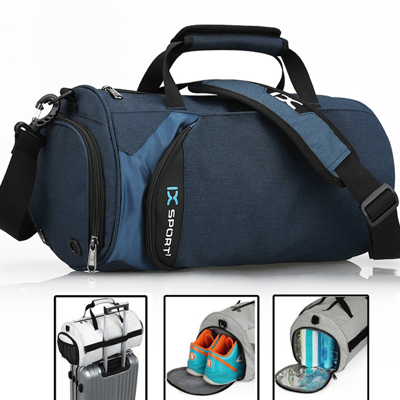 Structured Handbag Work - IX 大型ジムバッグフィットネスバッグウェットドライトレーニング男性ヨガ靴旅行ショルダーハンドバッグ多機能ワークアウト水泳バッグ