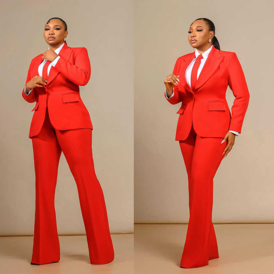 Women Formal Wear For Plus Size - カスタマイズされたプラスサイズの女性用ブレザースーツ、スリムフィットジャケット、レディースプロムパーティー、ウェディング衣装、2ピースファッションフォーマルウェア