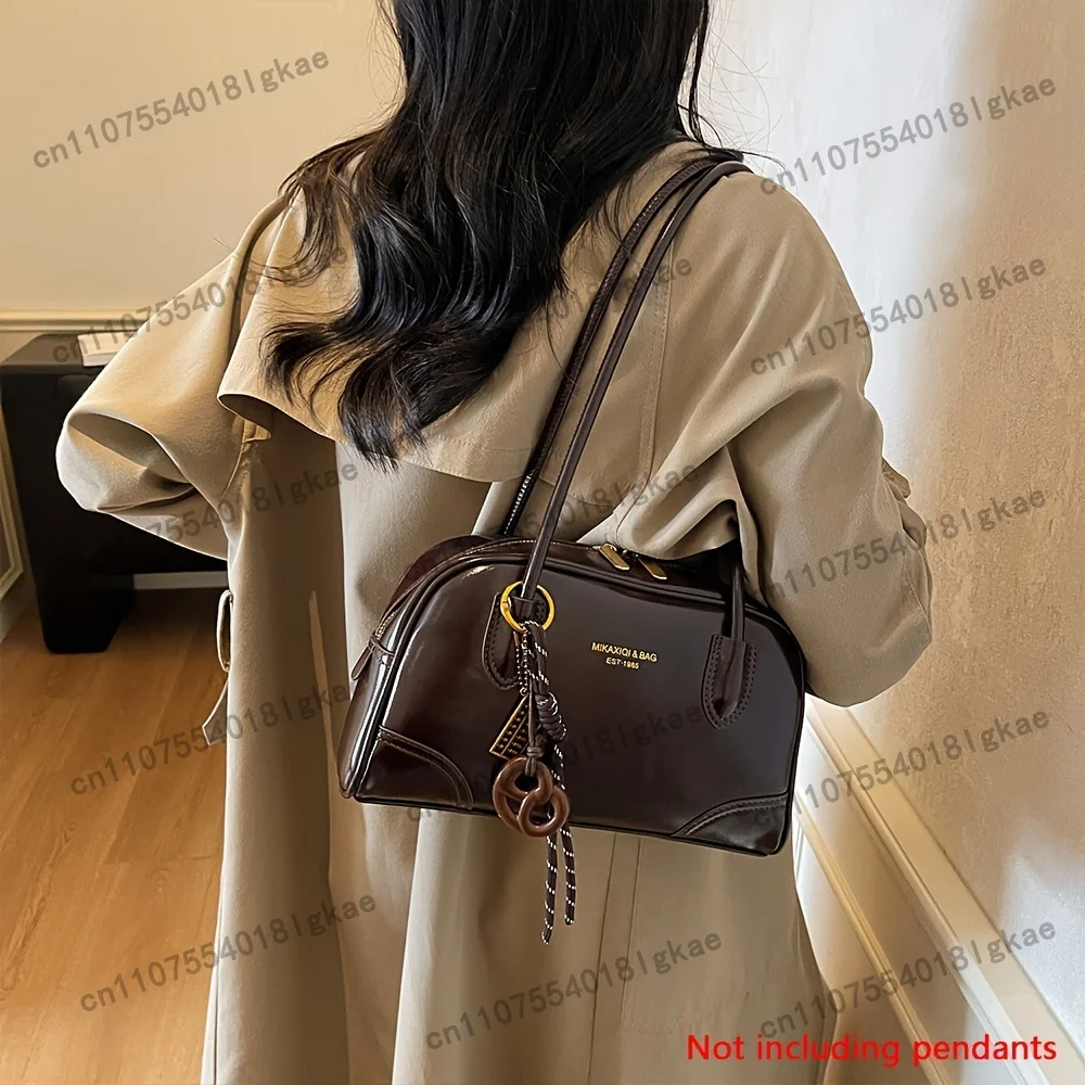 Structured Handbag Work - レディースヴィンテージボストントートバッグ - エレガントなミニマリストスタイルのジッパー付き財布、仕事やフォーマルな場面に最適な構造化された合成ハンドバッグ