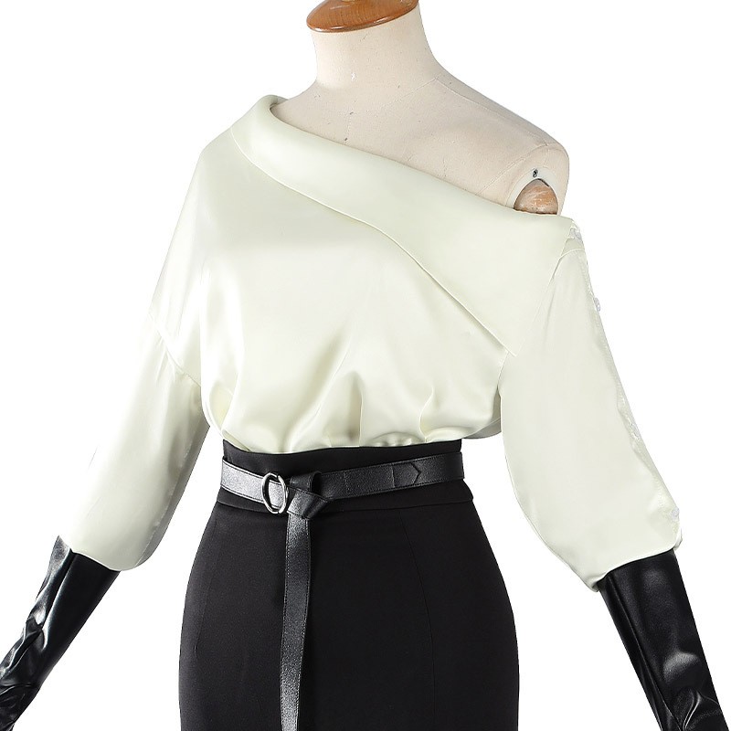 ホラーゲームレクイエムグレースコスプレ衣装アニメとゲームエキ - Women Formal Wear With Skirt のレビューと価格