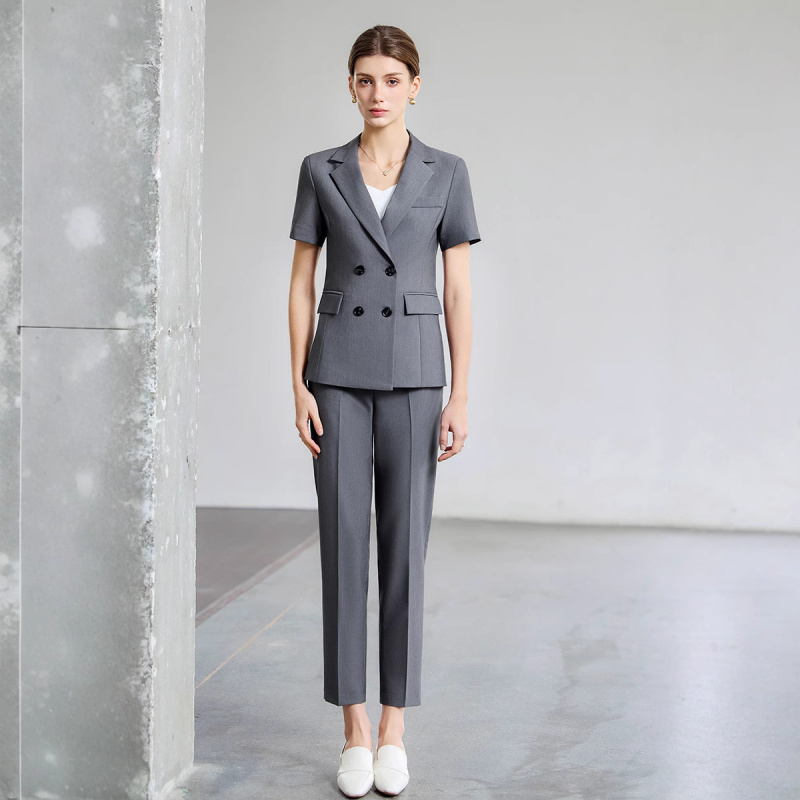 レディースサマー薄手半袖スーツ2025新作 大学生面接用プロ - Women Formal Wear For Interview のレビューと価格