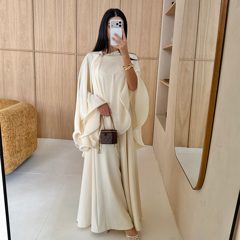 ロマンチックな優雅なショールドレスセットエレガントレトロ優し - Women Formal Wear For Party のレビューと価格
