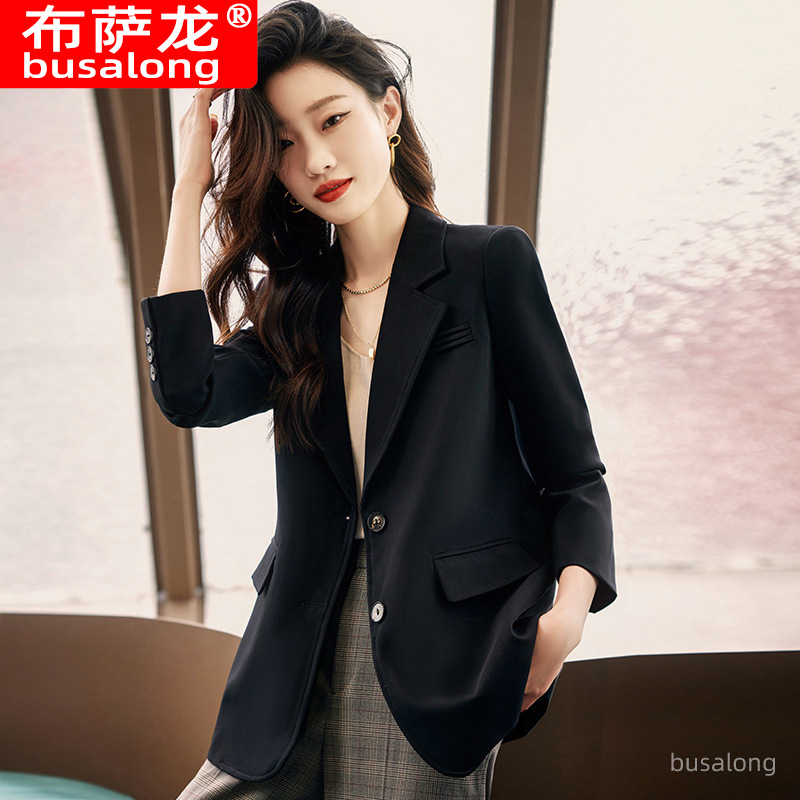 ブレザー ジャケット 秋冬女性長袖プロフェッショナル小さなブ - Women Formal Wear For Interview のレビューと価格