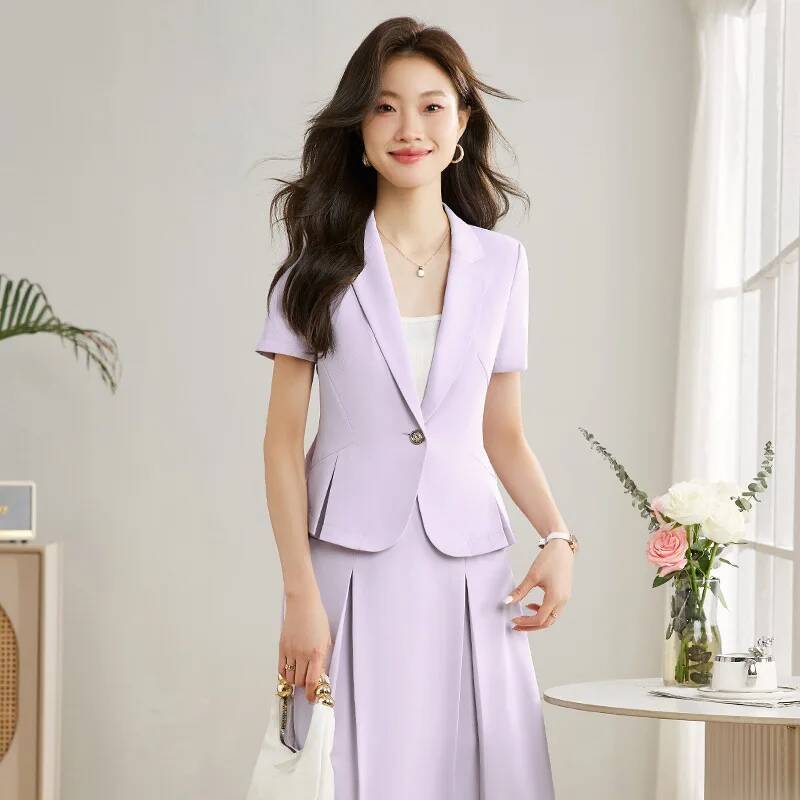 フォーマルでエレガントなスカートとトップスのビジネススーツ、 - Women Formal Wear For Interview のレビューと価格