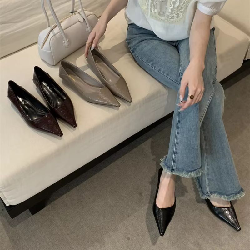 女性の夏のポインテッドトゥベーシックシューズサンダルファッシ - Women'S Work Fashion のレビューと価格