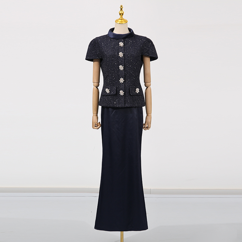 VGHシックなツーピースセット レディース スタンドカラー  - Women'S Formal Wear Suits のレビューと価格