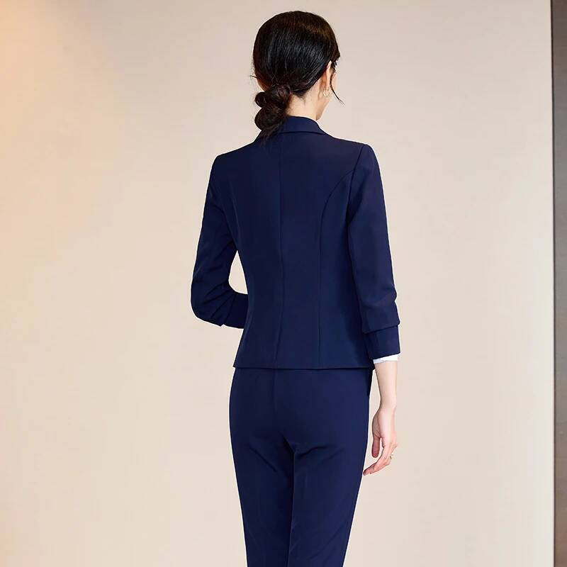 レディースオフィスワークウェアスーツフォーマルパンツスーツ女 - Women Formal Wear For Interview のレビューと価格
