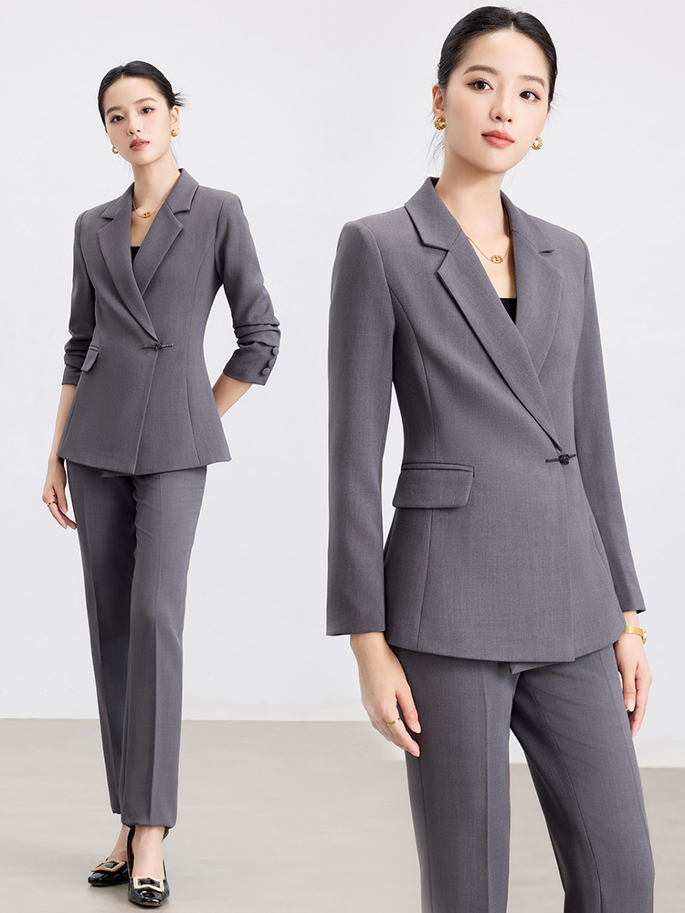 女性用ブラックプロフェッショナルスーツセット 秋物 ハイエン - Women Formal Wear Store のレビューと価格