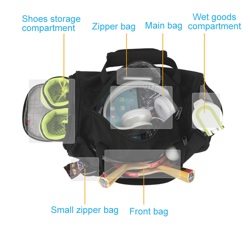 IX 大型ジムバッグフィットネスバッグウェットドライトレーニ - Structured Handbag Work のレビューと価格