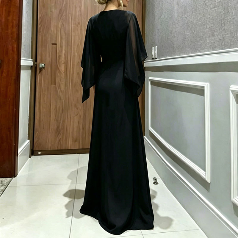 女性フォーマルジャンプスーツ 2 個セットシアーフレアスリー - Women'S Formal Wear Suits のレビューと価格